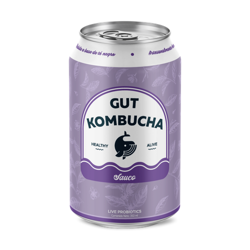 KOMBUCHA GUT BEBIDA SAUCO BOTELLA 16 ONZ 475ml
