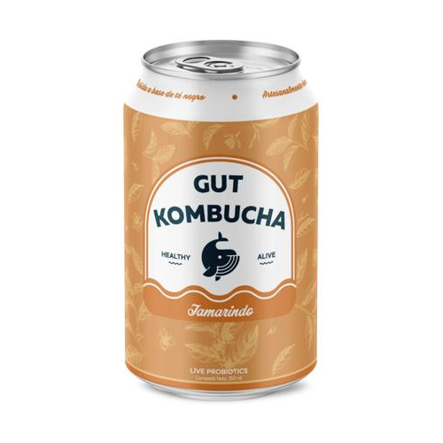 KOMBUCHA GUT BEBIDA TAMARINDO BOTELLA 16 ONZ 475ml
