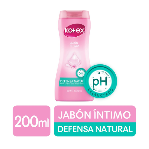KOTEX JABON INTIMO DEFENSA NATURAL 200ml
