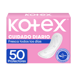 KOTEX PROTECTORES CUIDADO DIARIO CAJA 50 UNIDAD