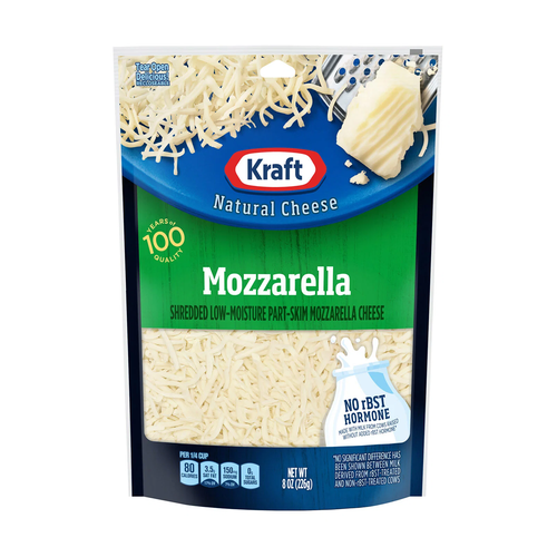 KRAFT QUESO MOZZARELLA RALLADA BOLSA 8 OZ