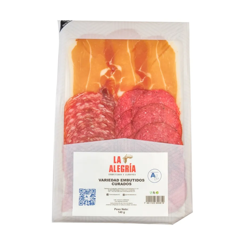 LA ALEGRIA VARIEDAD EMBUTIDOS CURADOS PAQ 140g