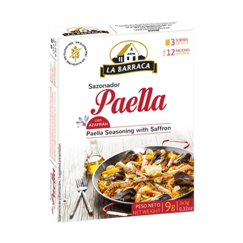 LA BARRACA SAZONADOR PARA PAELLA CON AZAFRAN 33g