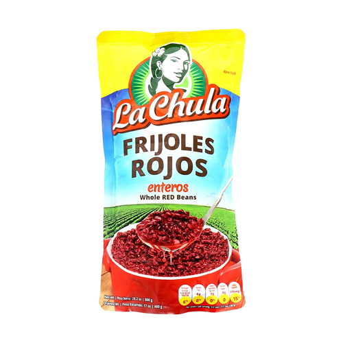 LA CHULA FRIJOLES ROJOS ENTEROS 800g