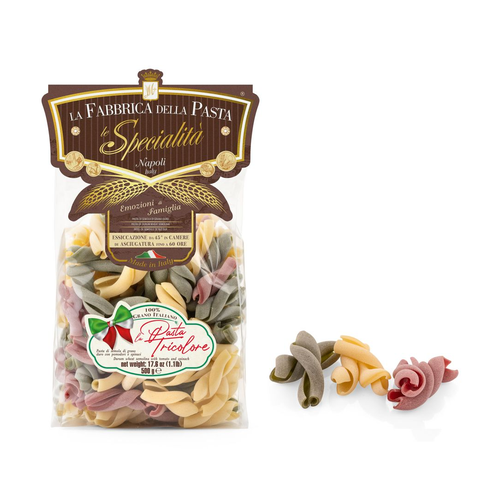 LA FABRICA DELLA PASTA PASTA FIDANZATI ITALIANI TRICOLORE 500g