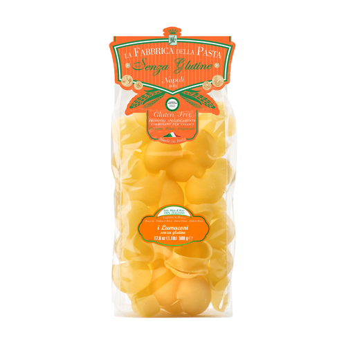 LA FABRICA DELLA PASTA PASTA LUMACONI SIN GLUTEN 500g
