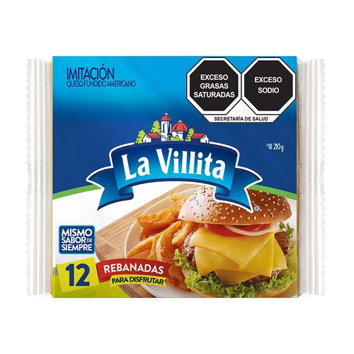 LA VILLITA QUESO AMERICANO QUESO AMERICANO 210g