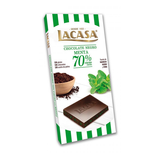 LACASA TABLETA DE CHOCOLATE MENTA CACAO 100g