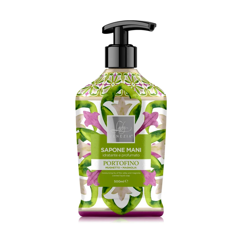 LADY VENEZIA JABON LIQUIDO PARA MANOS PORTOFINO MUGHETTO+ MAGNOLIA 500ml