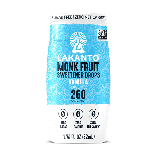 LAKANTO ENDULZANTE DROPS VAINILLA 52ml