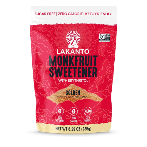 LAKANTO SUSTITUTO DE AZUCAR MONKFRUIT SWEETENER GOLDEN 90g