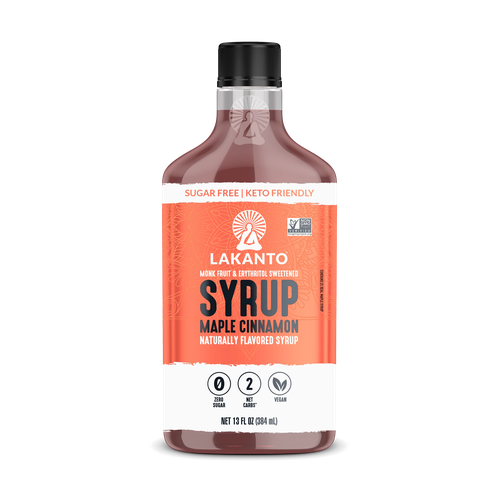 LAKANTO SYRUP MAPLE CINNAMON 13 OZ