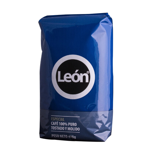 LEON CAFE PURO TOSTADO Y MOLIDO 400g