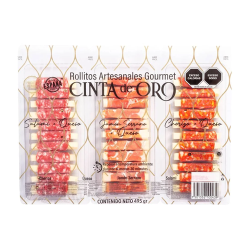 LEON DE ORO ROLLITOS DE JAMON SERRANO Y QUESO GOUDA 230g
