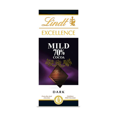 LINDT CHOCOLATE AMARGO 70% COCOA TABL 100g