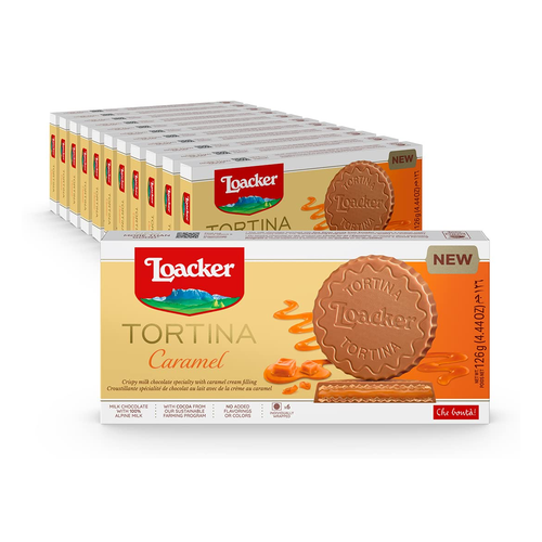 LOACKER GALLETA CARAMEL CON RELLENO CHOCOLATE 63g