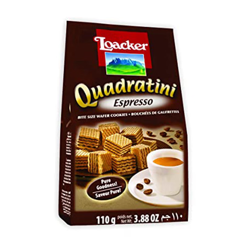 LOACKER GALLETA WAFER QUADRATINI ESPRESO 110g