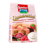 LOACKER GALLETA WAFER QUADRATINI RASPBERRY YOGURT 110g