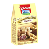 LOACKER GALLETA WAFER QUADRATINI TIRAMISU 110g