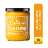 LOS CEBOLLINES SALSA QUESO CHEDDAR 15 OZ