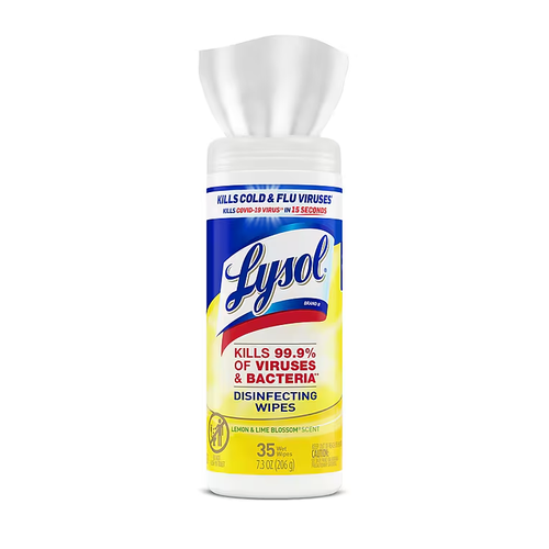 LYSOL TOALLAS HUMEDAS LEMON LIME 35 UNDS 206g