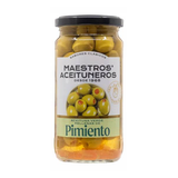 MAESTROS ACEITUNEROS ACEITUNA RELLENA PIMIENTOS 345g