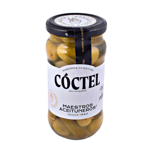 MAESTROS ACEITUNEROS ACEITUNAS COCTEL EN VINAGRE 345g