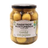MAESTROS ACEITUNEROS ACEITUNAS GORDILA CON PEPINO 345g