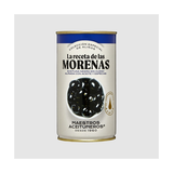 MAESTROS ACEITUNEROS ACEITUNAS NEGRAS ALINEADAS ACIETE ESPECIAS 320g