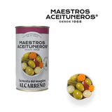 MAESTROS ACEITUNEROS VEGETALES EN VINAGRE LA RECETA DEL ALCARRENO 350g