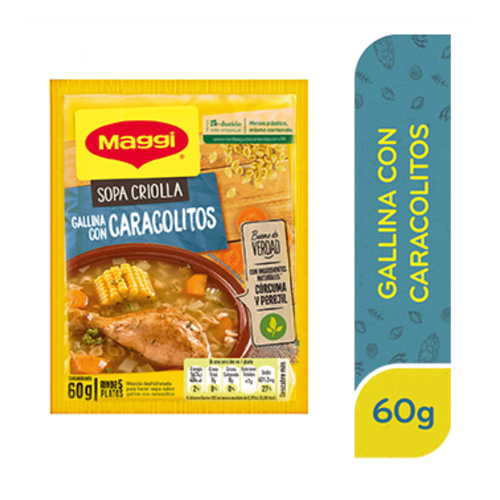 MAGGI SOPA GALLINA Y CARACOLITOS 60g