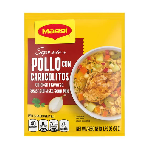 MAGGI SOPA POLLO CON CARACOLITOS 51g