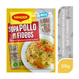 MAGGI SOPA POLLO CON FIDEOS GLUTEN FREE 55g