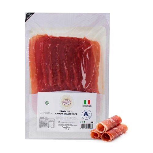 MALETTI JAMON PROSCIUTTO CRUDO STAGIONATO PAQ 100g