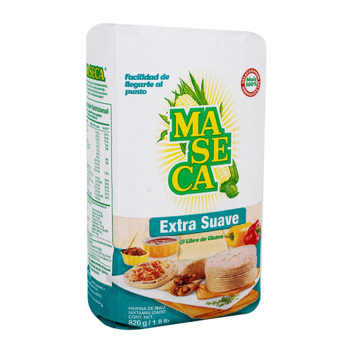 MASECA HARINA DE MAIZ EXTRA SUAVE 820g