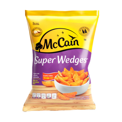 MCCAIN PAPAS CONGELADAS SUPER WEDFGES 750ml