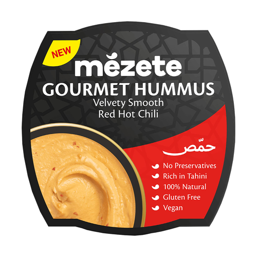 MEZETE HUMMUS RED HOT CHILI 215g