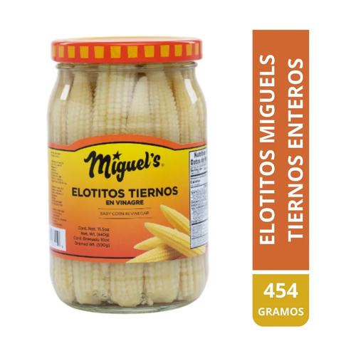 MIGUELS ELOTITOS TIERNOS ENTEROS FCO 440g