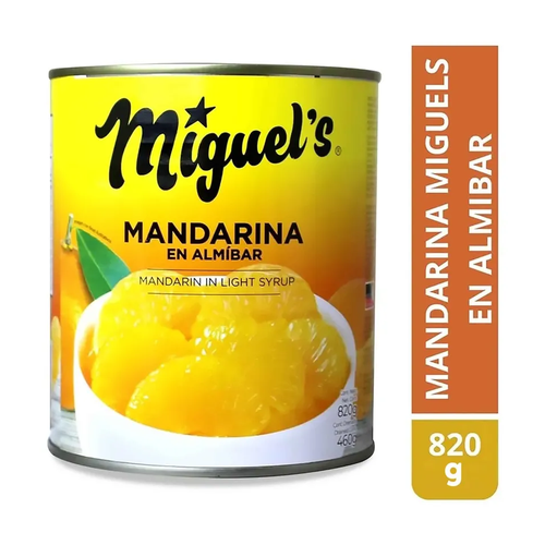 MIGUELS MANDARINA EN ALMIBAR 820g