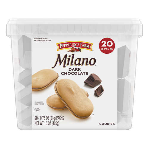 MILANO GALLETAS DARK CHOCOLATE 425g