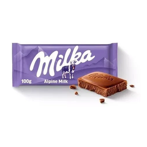 MILKA CHOCOLATE ALPINE MILK TABLETA 100g