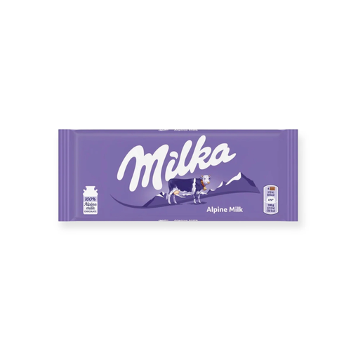 MILKA CHOCOLATE CHOCOLATE ALPINE MILK 90g