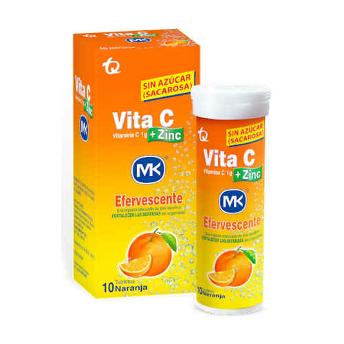MK VITAMINA C M┴S ZINC EFERVECENTE 10 UNIDAD
