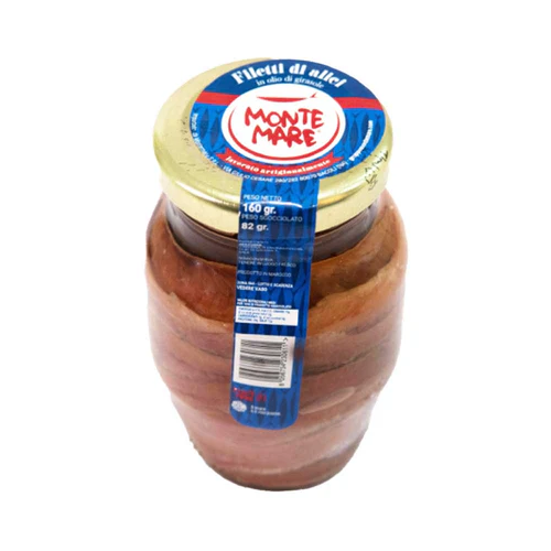 MONTE MARE FILETES DE ANCHOAS EN ACEITE GIRASOL 80g