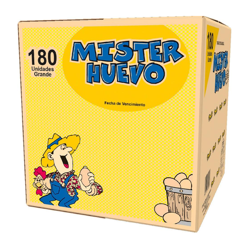 MRHUEVO HUEVO CAJA 180 UNIDAD