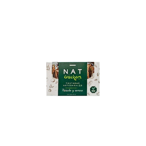NAT TOSTADAS PISTACHO Y ROMERO 80g