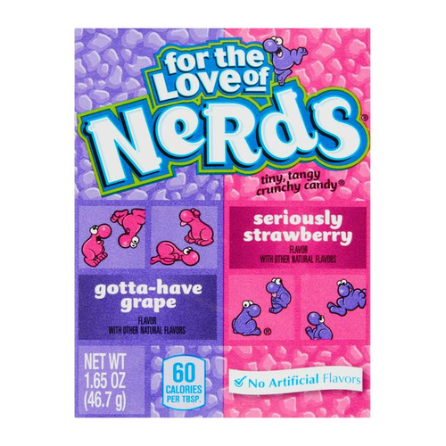 NERDS CARAMELO GRAPE STRAWBERRY 46g