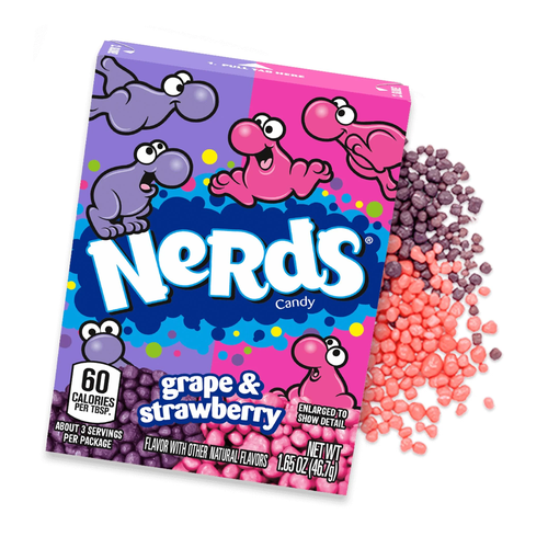 NERDS CARAMELO GRAPE STRAWBERRY 46g