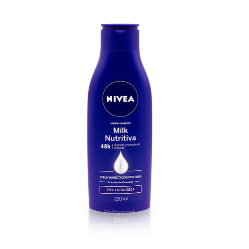 NIVEA CREMA CORPORAL MILK NUTRITIVA 220ml