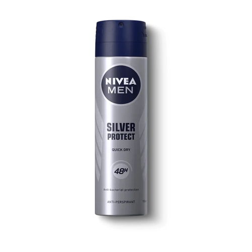NIVEA DESODORANTE AEROSOL MEN SILVE PROTEC 150ml
